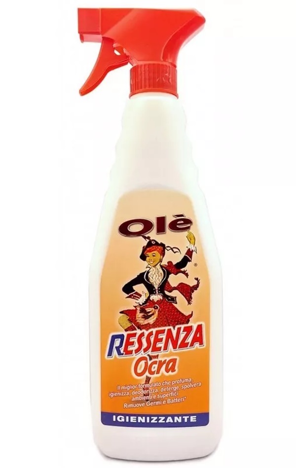 Olè Ressenza OCRA, Profuma, Igienizza, Deodorizza, Deterge, Spolvera, Rimuove Germi e Batteri, 750ml