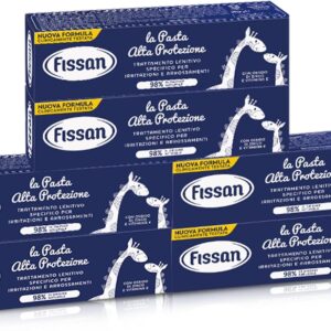 Fissan Pasta Alta Protezione, Trattamento Lenitivo Anti Irritazioni e Arrossamenti, 6 pezzi da 100 gr