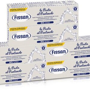 Fissan Pasta al Pantenolo con il potere protettivo e lenitivo dell’Ossido di Zinco, 6 pezzi da100 gr